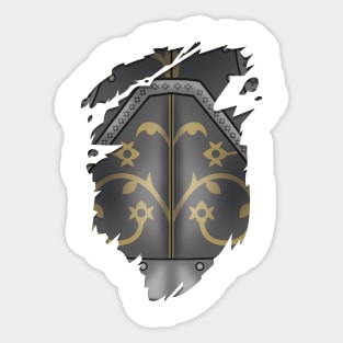 Torn Shirt Armour Sticker